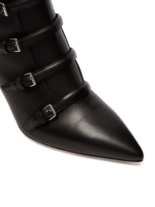 Dash buckled leather boots | Tabitha 