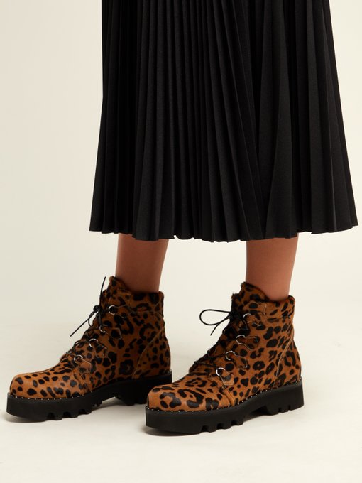 Neir leopard-print ankle boots 