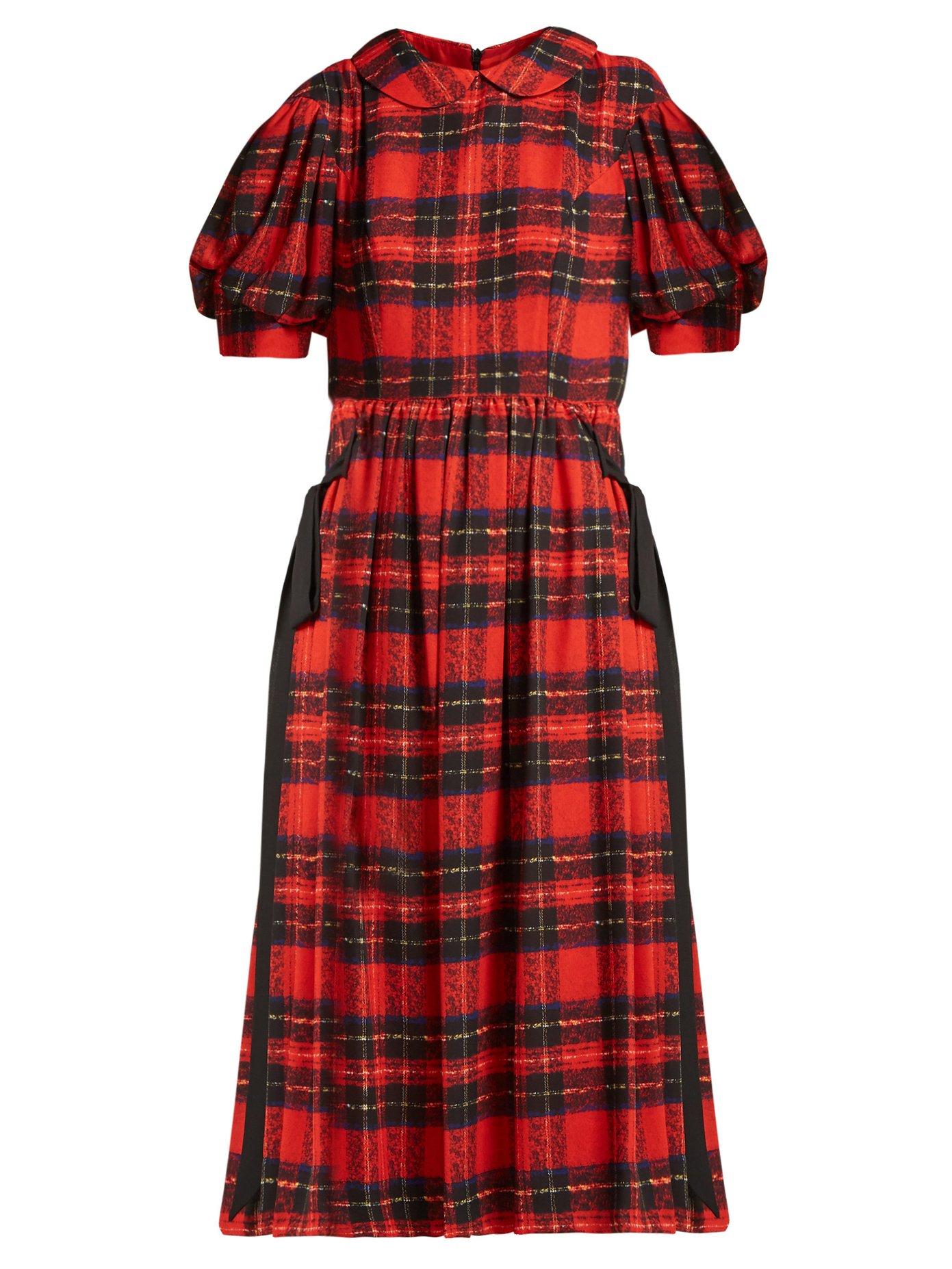 tartan midi dress uk