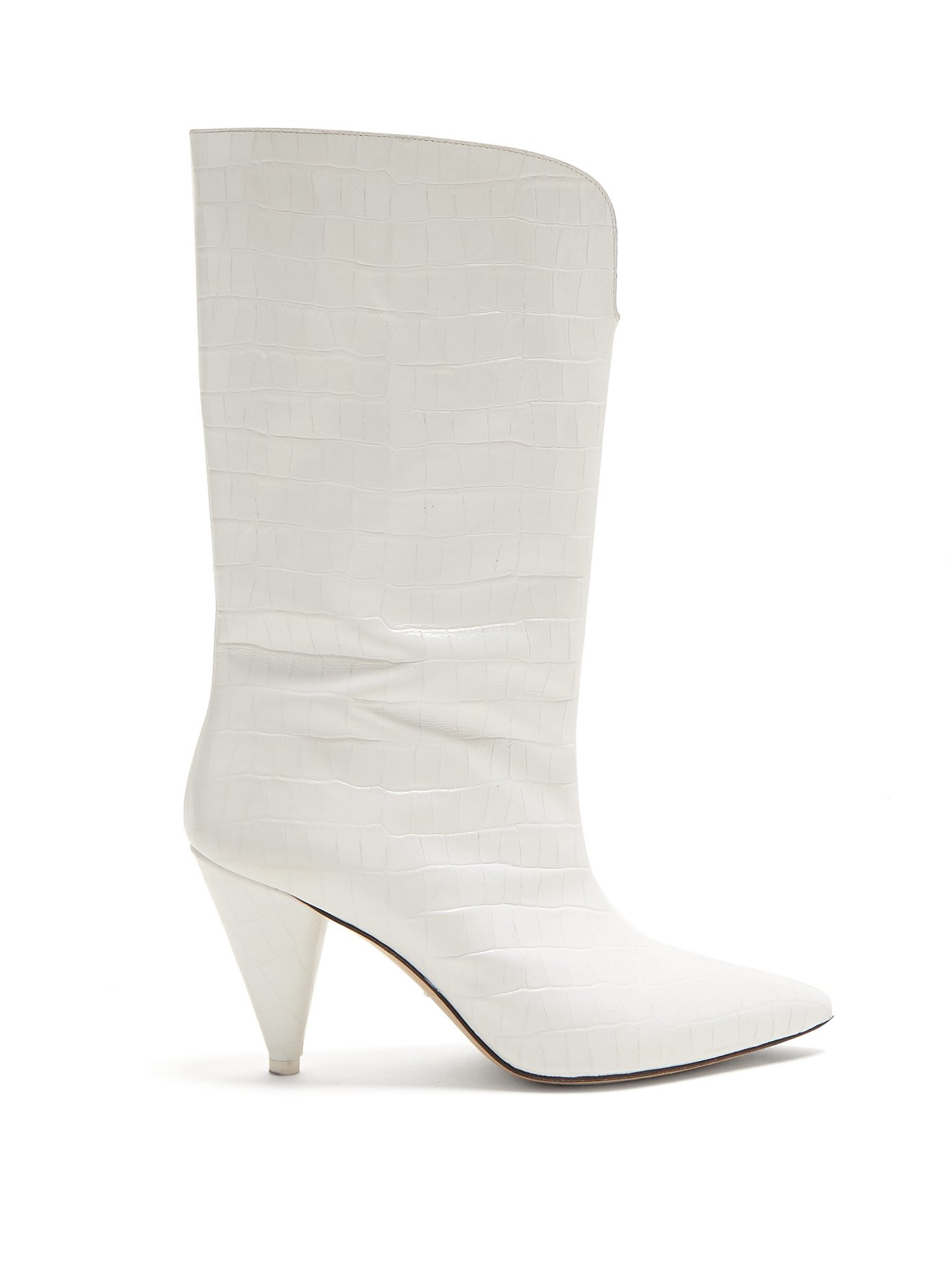 the attico white boots