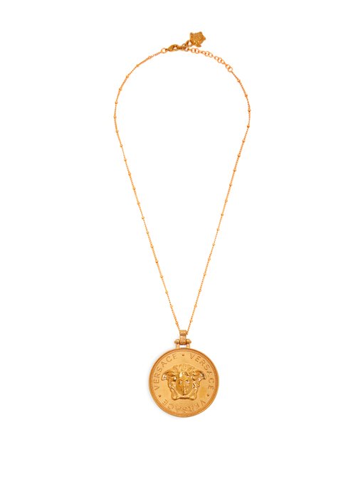 medusa coin necklace