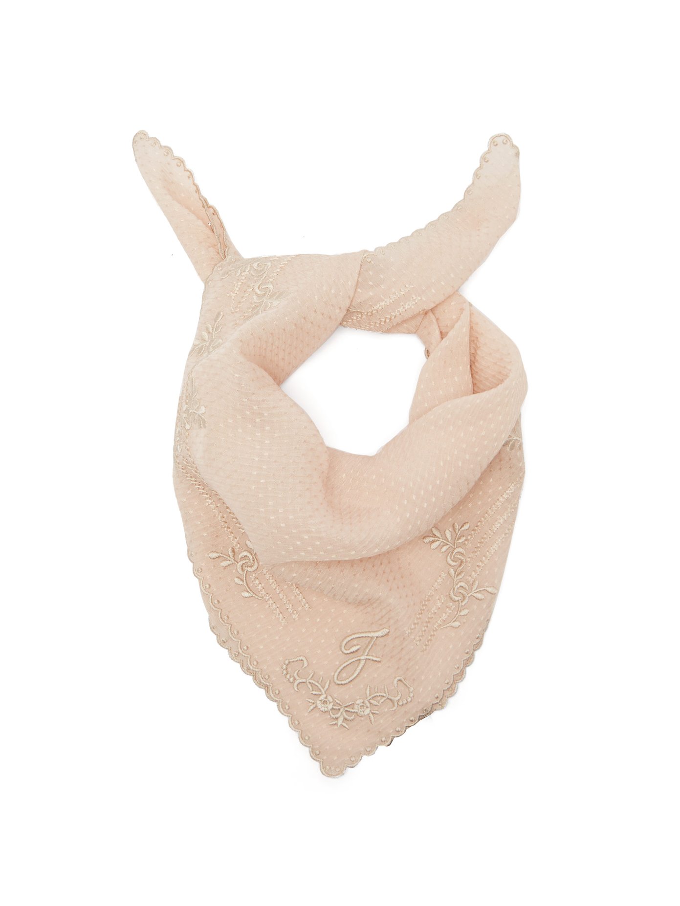 scalloped scarf