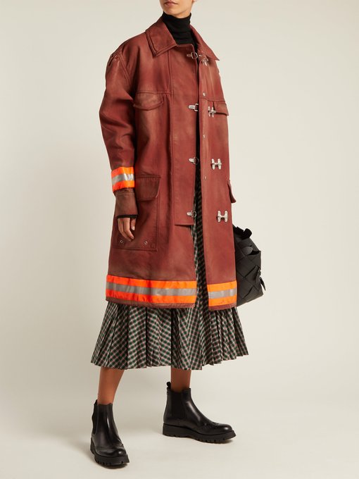 Oversized cotton-twill firefighter coat | Calvin Klein | MATCHESFASHION US