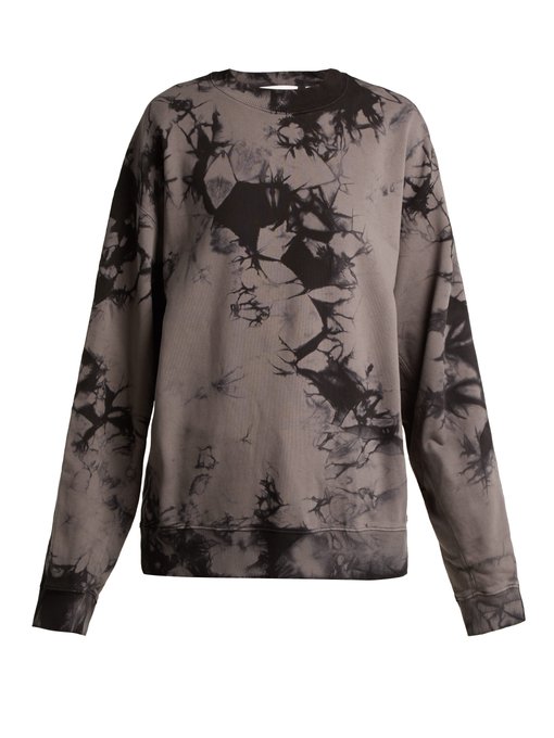 helmut lang tie dye sweatshirt