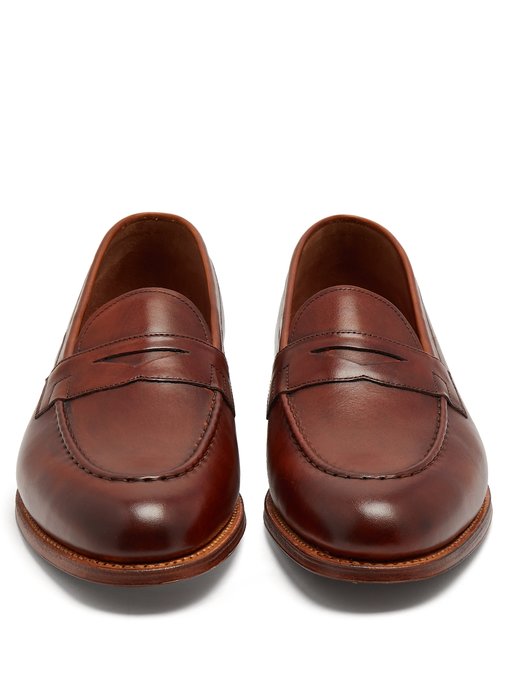 Lloyd leather penny loafers | Grenson 