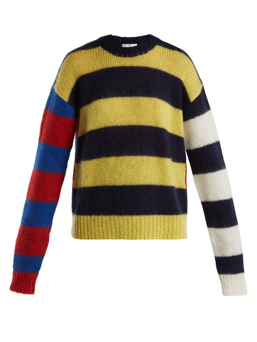 Aries ARIES - STRIPED KNITTED SWEATER - WOMENS - MULTI