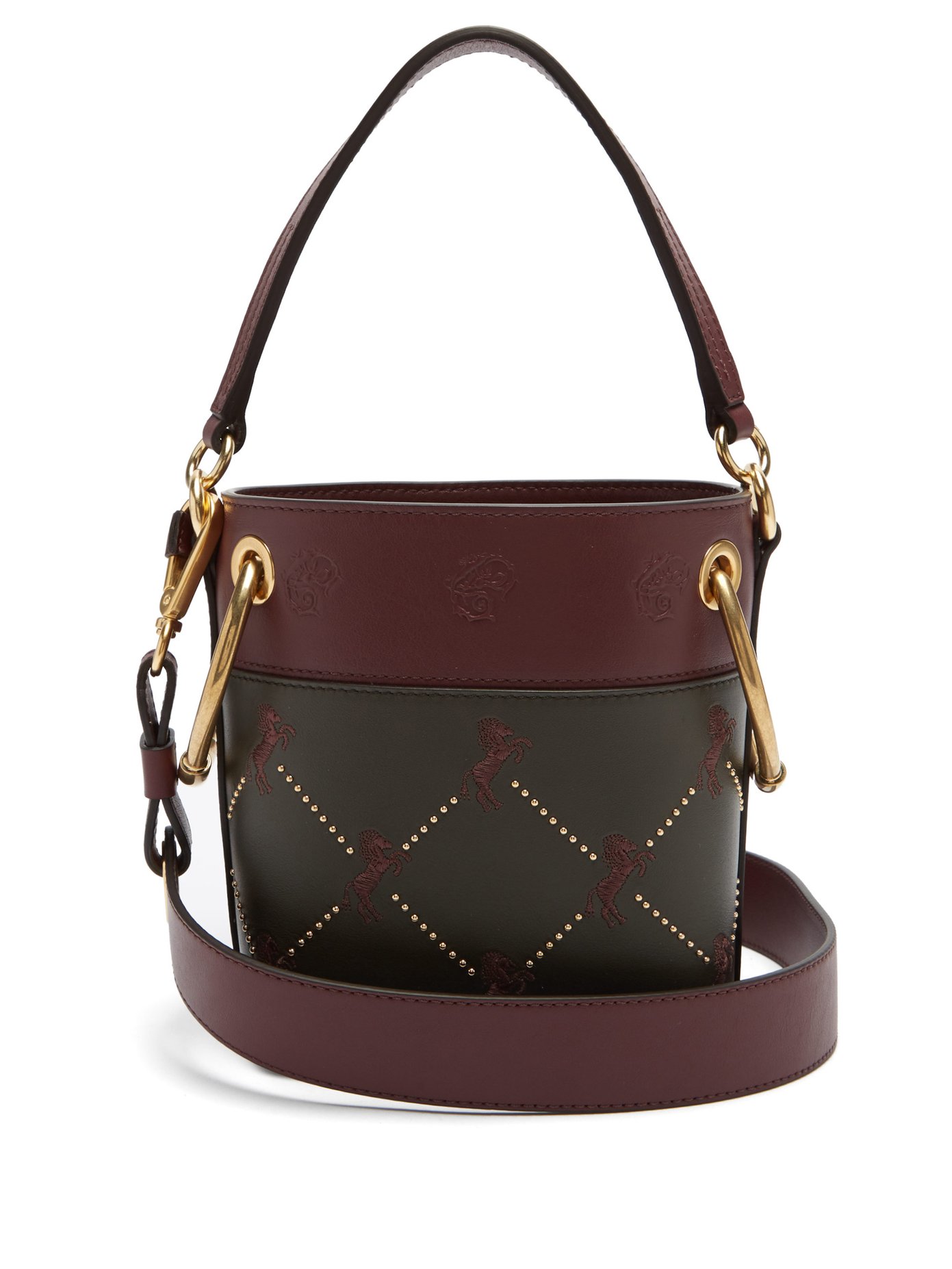 chloe horse bucket bag