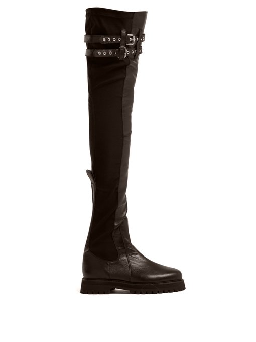 Leather over-the-knee boots | Marques'Almeida | MATCHESFASHION US