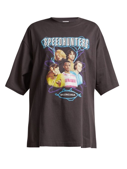 Speedhunter logo-print cotton-jersey T 