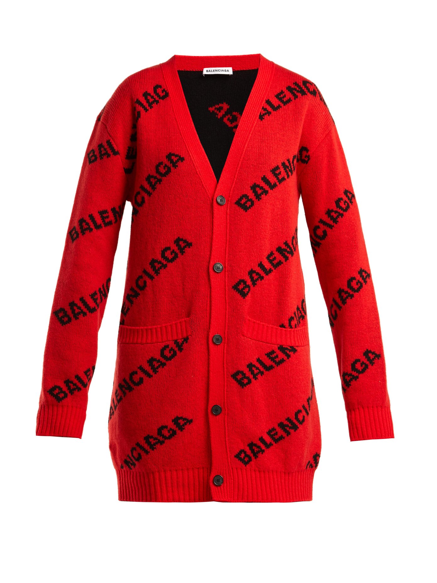 balenciaga red sweater
