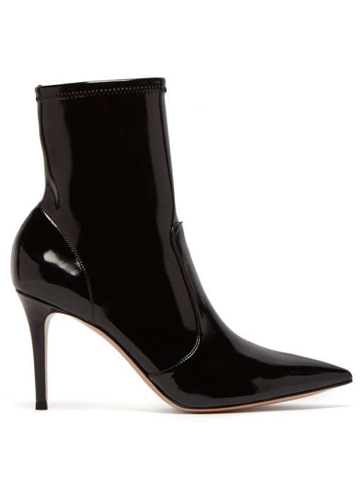 Imogen 85 patent leather ankle boot 