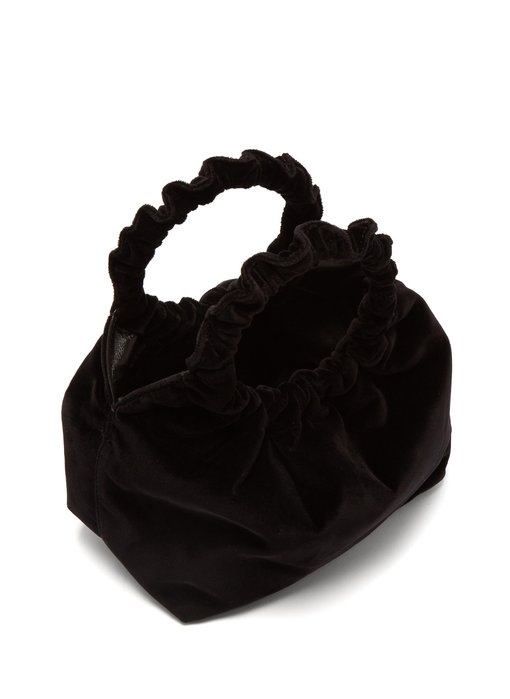 the row velvet bag