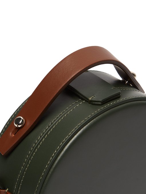 Tunilla mini matte-leather circle bag展示图