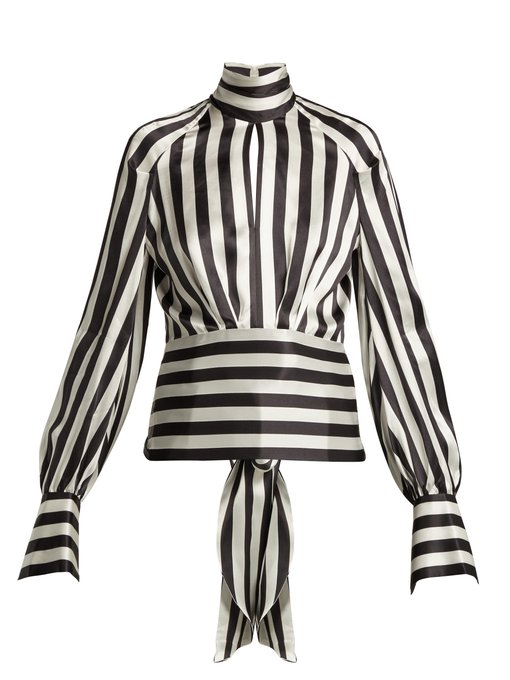Eyre striped silk blouse | Petar Petrov | MATCHESFASHION UK
