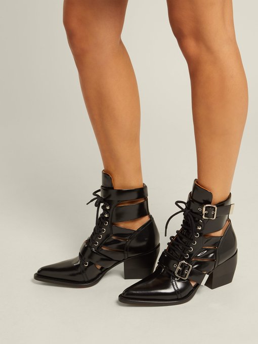 chloe cut out boots