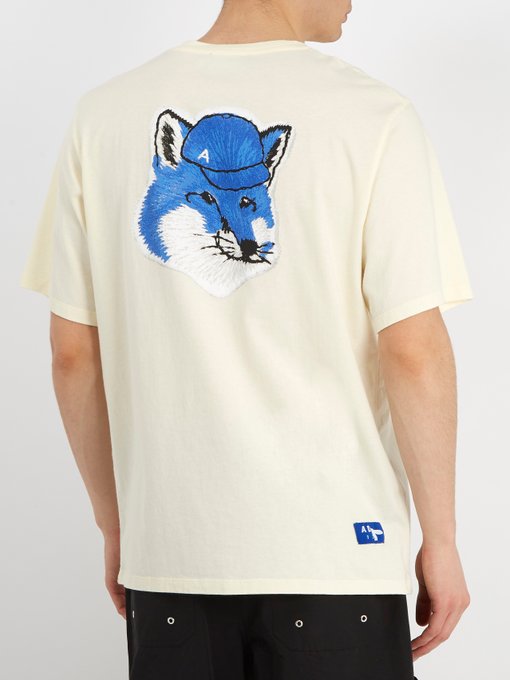 Fox-head print T-shirt展示图