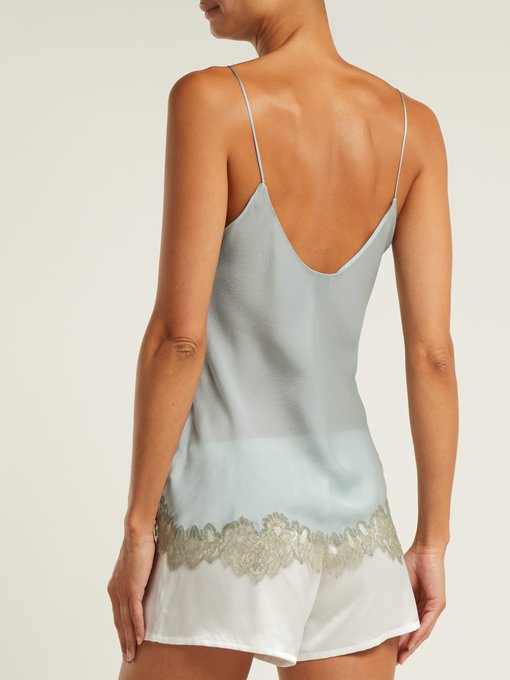 satin lace camisole