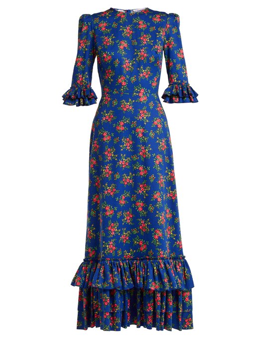 Cinderella Gypsy-print cotton dress | The Vampire's Wife ...