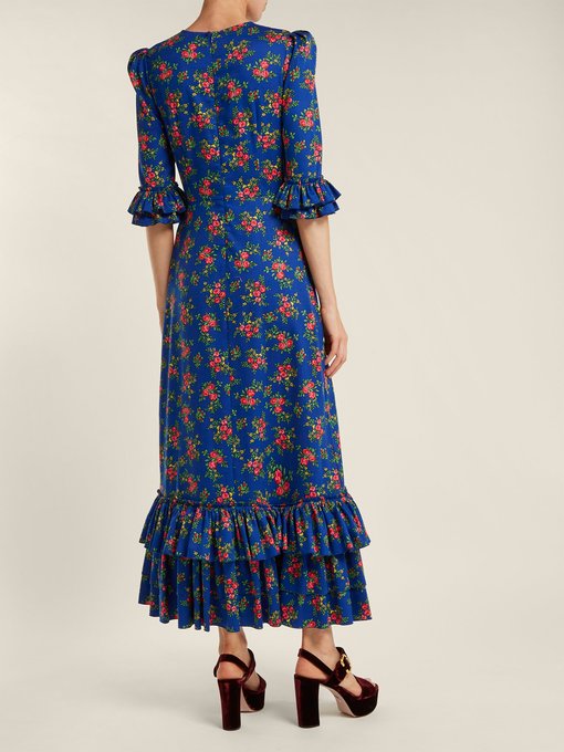 Cinderella Gypsy-print cotton dress | The Vampire's Wife ...