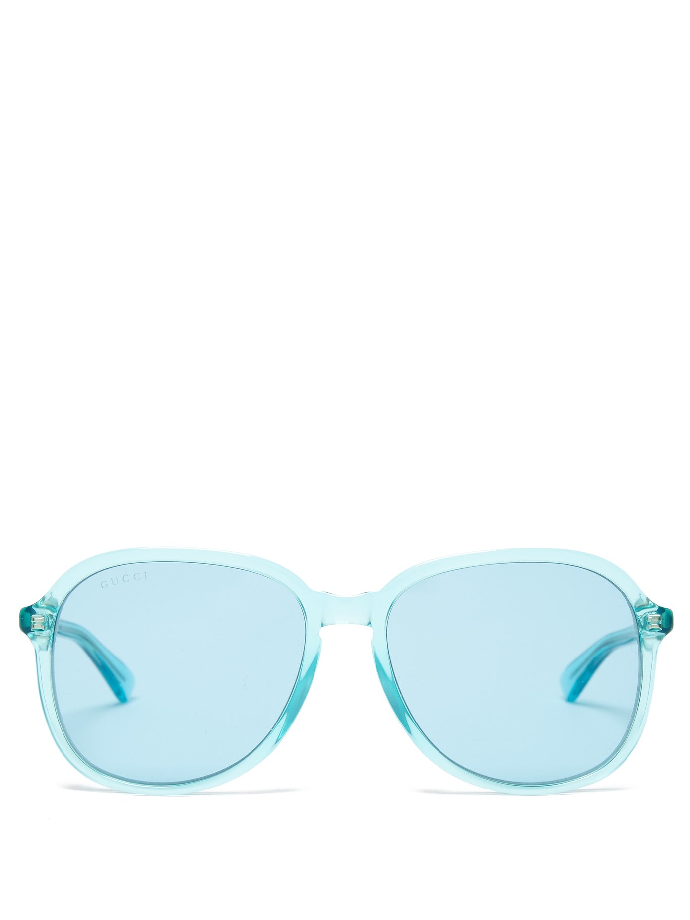 gucci blue acetate sunglasses