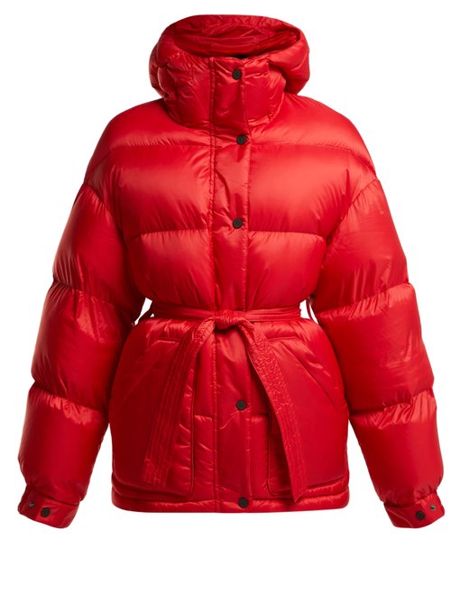 Perfect Moment Hooded quilted-down ski jacket