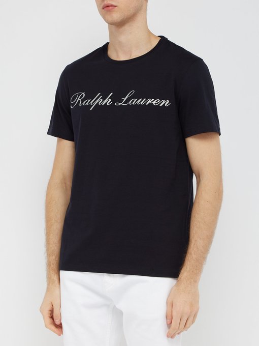 Logo-print cotton T-shirt | Ralph Lauren Purple Label | MATCHESFASHION US