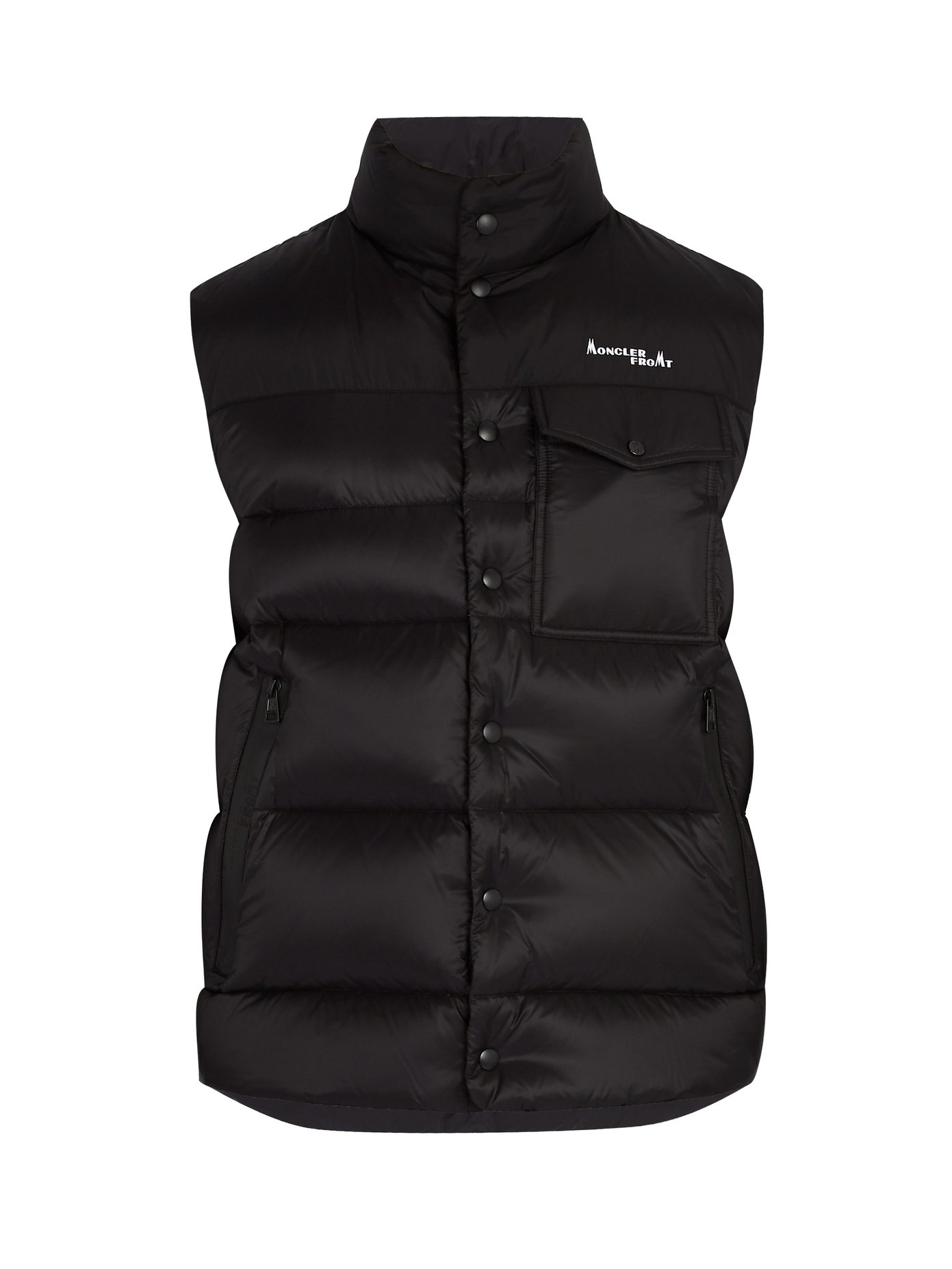 Logo-embroidered down-filled gilet | 7 