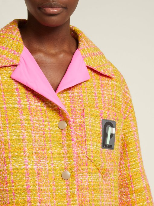 Cropped tweed jacket | Prada 