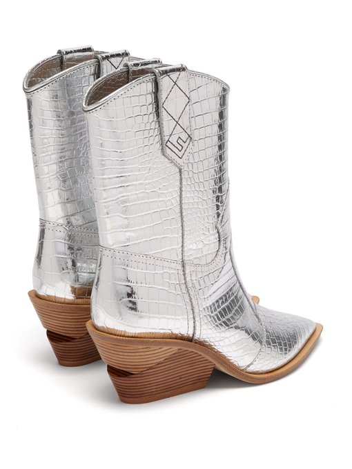 fendi cutwalk western boots