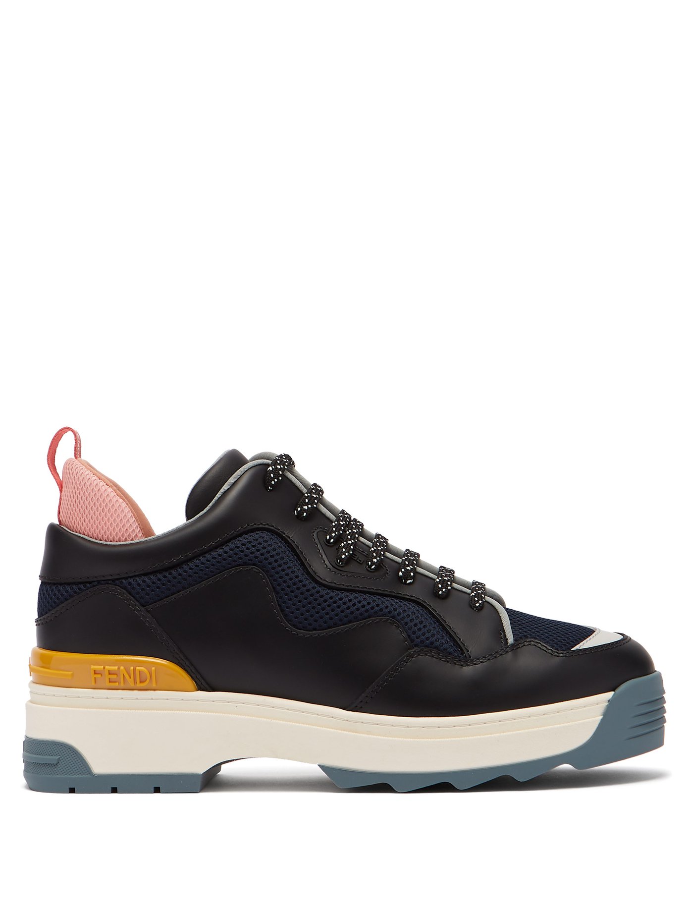 T-Rex low-top leather trainers | Fendi 