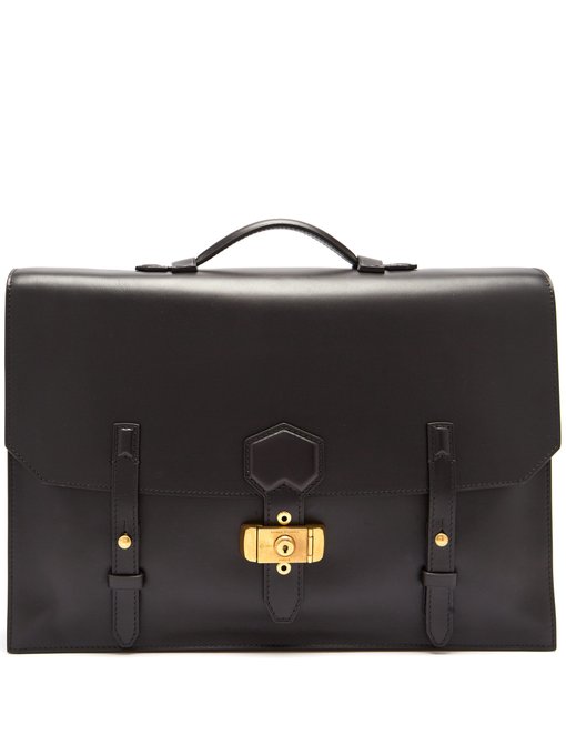 dunhill leather briefcase