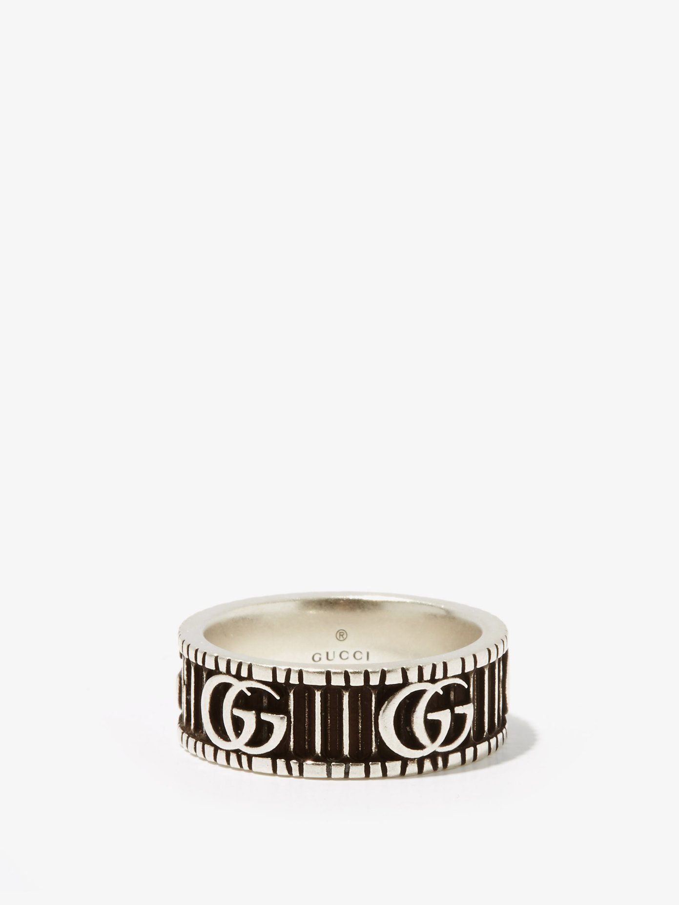 GG Marmont silver ring | Gucci 