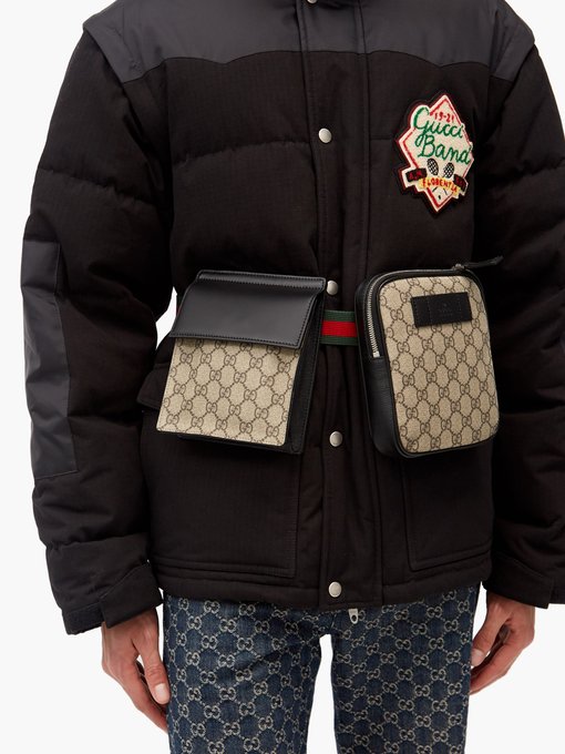 GG Supreme Web-striped belt bag | Gucci | MATCHESFASHION UK