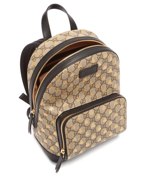 gucci supreme bee backpack