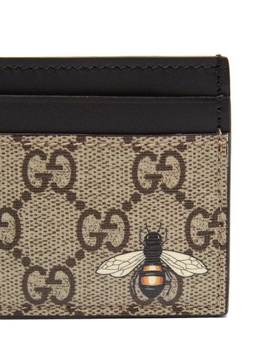 gucci bee cardholder