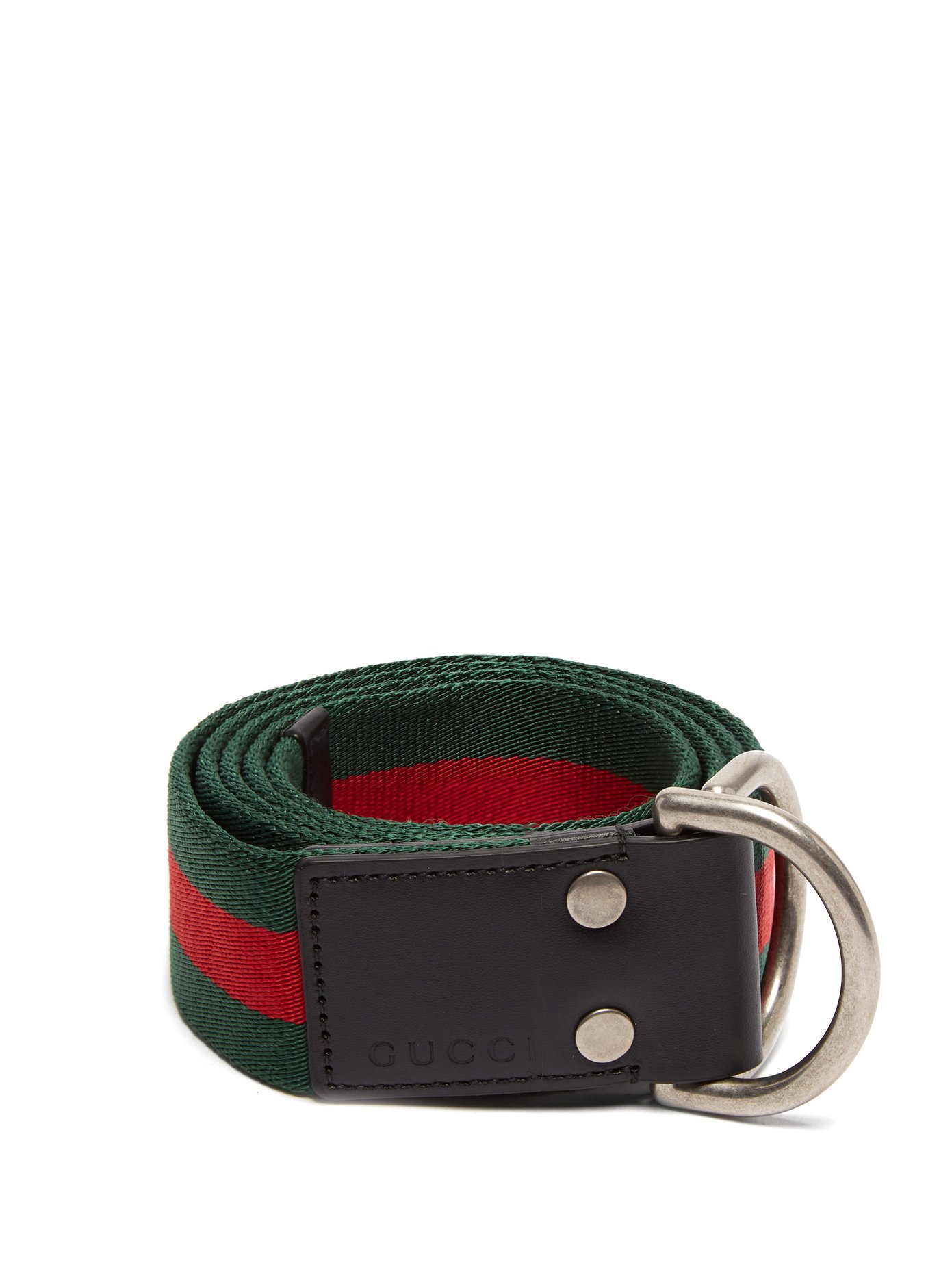 Web-striped canvas belt | Gucci 