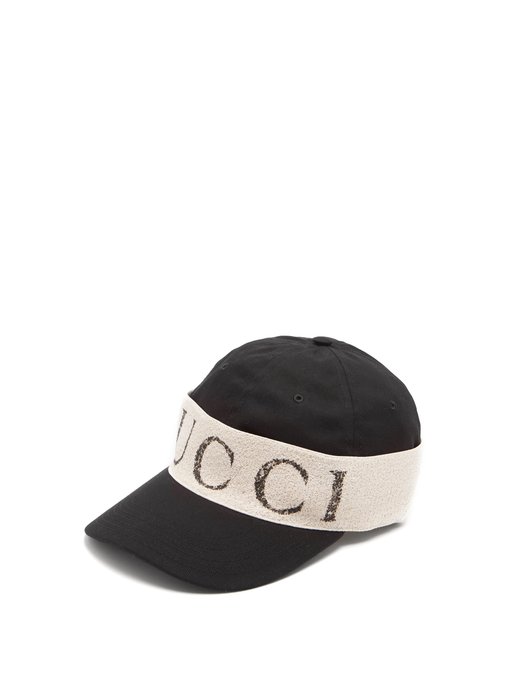Logo-print cotton cap | Gucci 