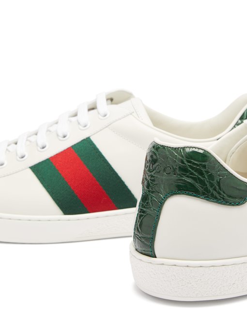 Ace leather trainers | Gucci 