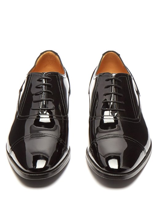 Vernice patent-leather derby shoes 
