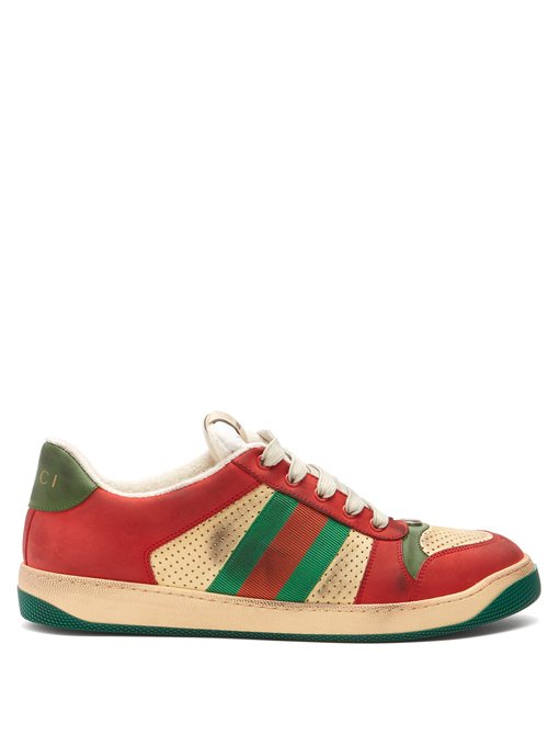 gucci distressed trainers