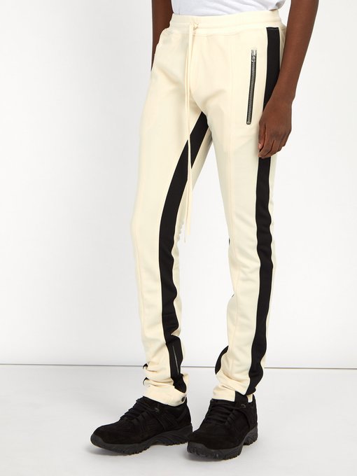 double stripe track pants