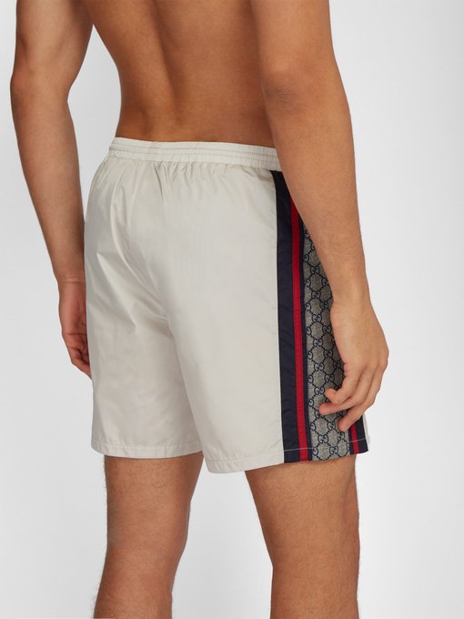GG print nylon swim shorts | Gucci 