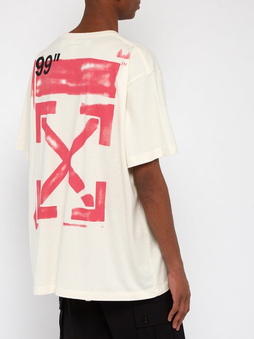 Stencil Arrow-print cotton T-shirt | Off-White | MATCHESFASHION.COM JP