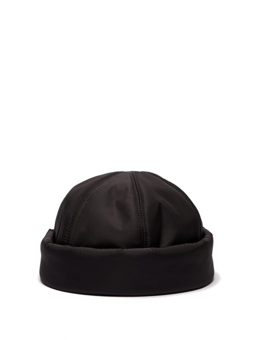 Padded nylon beanie hat | Prada 