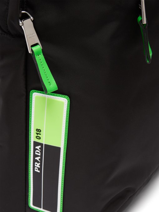 neon green prada bag