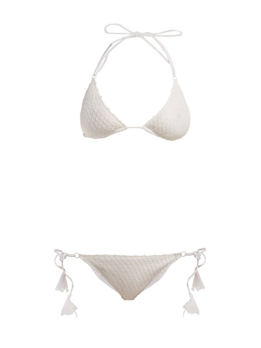 Bridal diamond-crochet knit bikini | Missoni Mare | MATCHESFASHION UK