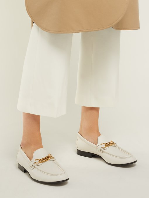 burberry chain loafers