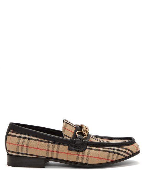 burberry moorley check loafers