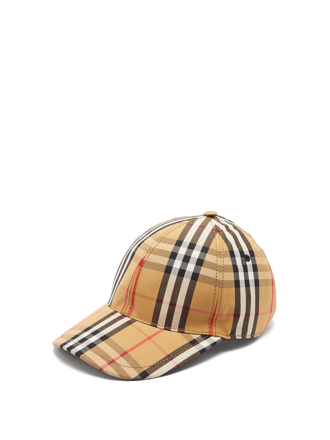 burberry check cap