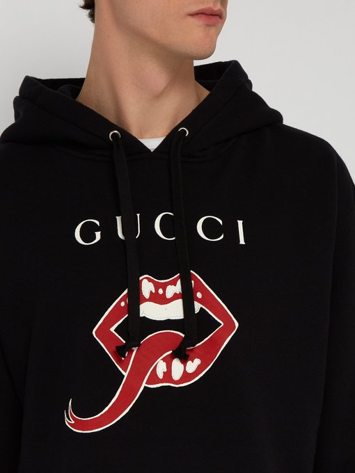 gucci tongue hoodie